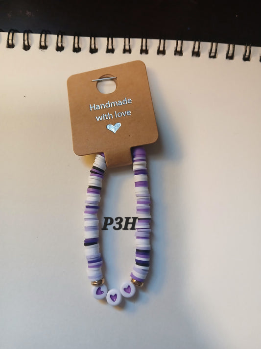 Clay bead bracelets